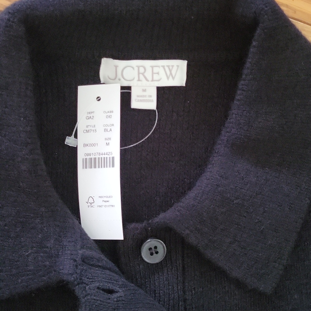 J. Crew Milano-stitch cardigan - Picture 3 of 7
